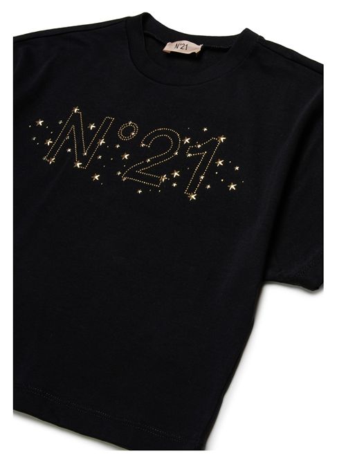 T-shirt, bambina, logata. N°21 | N2105K N01530N900